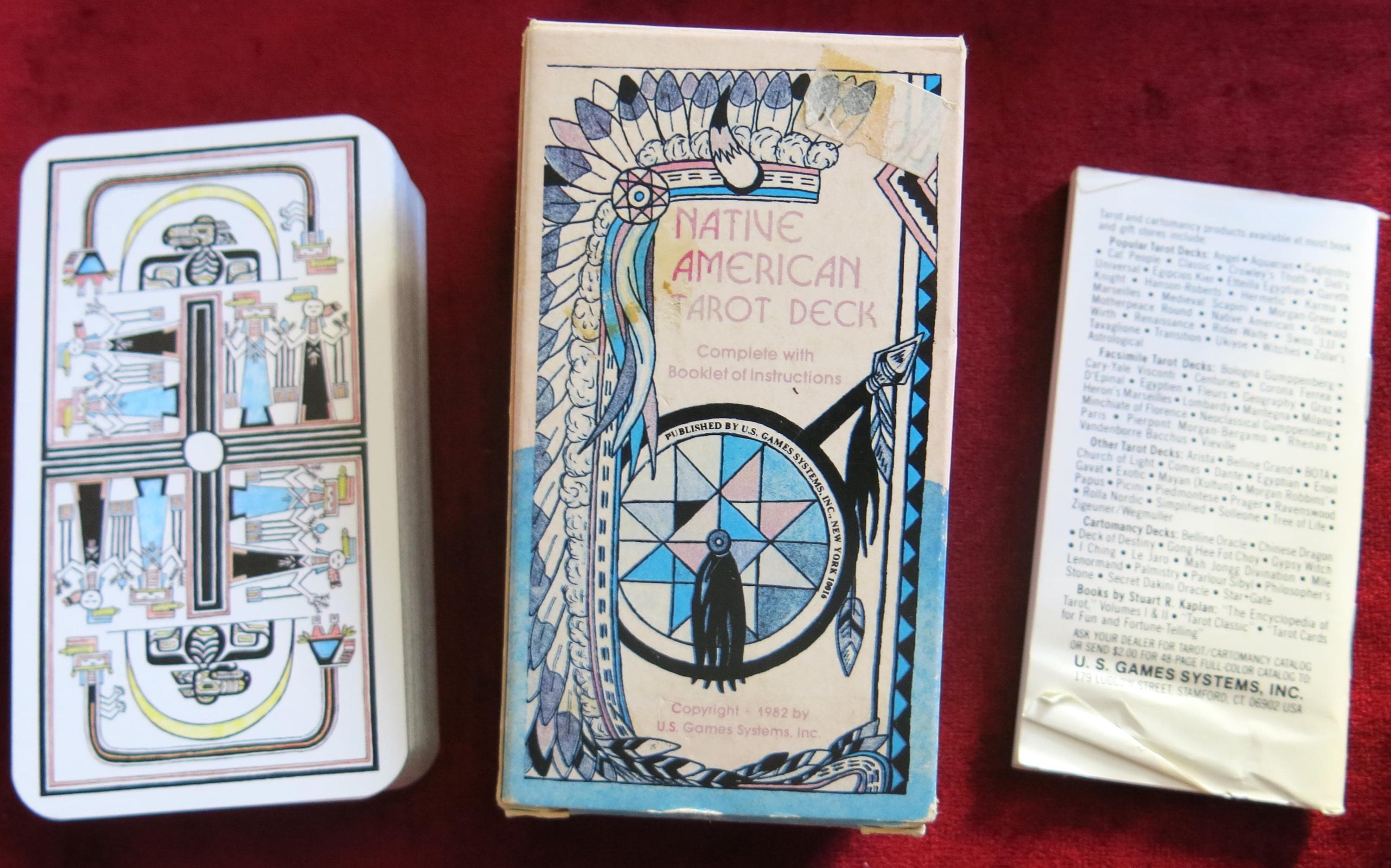 Native American Tarot Deck – 1982 Original Edition – U.S. Games