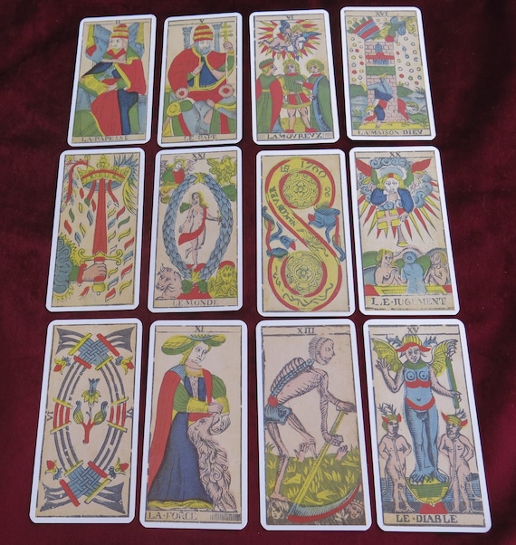 Tarot De Marseille – 78 Cards – Rare Lo Scarabeo & Fabbri Edition
