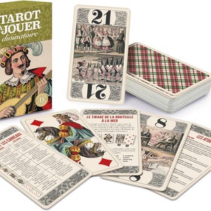 Juego adivinatorio Tarot Dusserre - 78 Cartas + Cartas y vídeo explicativo - Tarología - Cartomancia