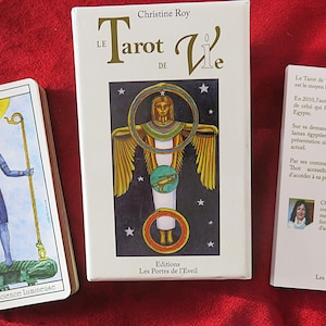 The Tarot of Life - Egyptisch tarotdeck - Christine Roy - ZEER ZELDZAAM - waarzeggerijkaarten Egyptian Visions