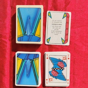 Baraja de cartas coleccionable - Jacques Poli 1983 Dusserre cartomancia