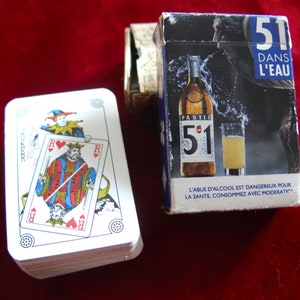 Cartes Pastis 51 - Vintage 90er - 51 Dans L'Eau Bleu