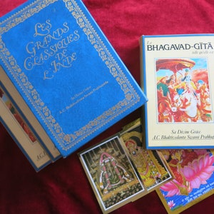La Bhagavad-Gītà 1978 – Die großen Klassiker Indiens – Lesen Sie das Srimad Bhagavadam Coffret 3 Bände
