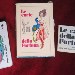 Le carte della Fortuna - 1975 Publicidade Italian Oracle - – Vintage Rare