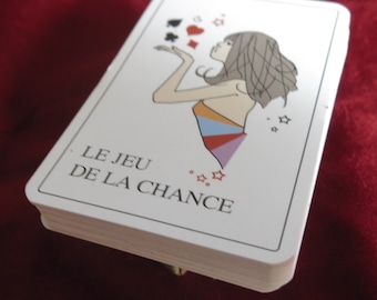 The game of luck - Good Fortune deck of cards - Femme Actuelle - MINI TAROT -