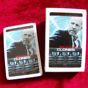 Bruce Willis "Clones" playing cards Memorabilia