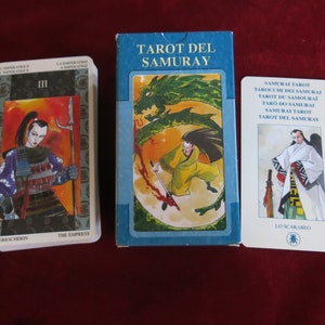 Mazzo di tarocchi SAMURAI, tarocchi giapponesi, samurai, divinazione, OOP, lettore di tarocchi, tarocchi vintage, astrologia, Lo Scarabeo