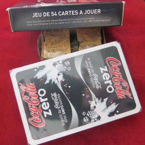 Vintage Coca-Cola Zero Werbespielkarten - Sammelkartenspiel