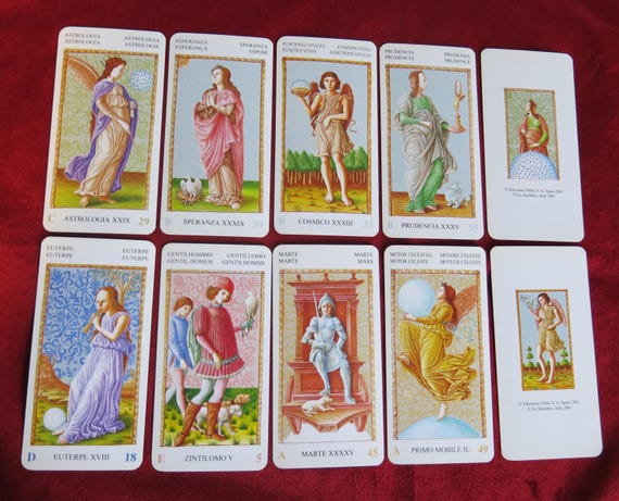Mantegna Tarot VERY RARE - Fabbri Lo Scarabeo - Mantegna