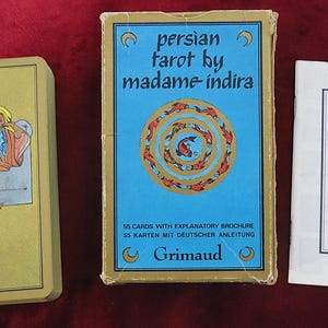 Persian Tarot 1981 by Madame Indira - Persian Cards - Rare Gypsy