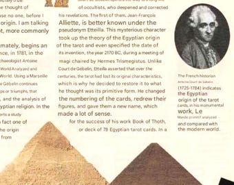 Quelle est l'histoire du tarot ? PARTIE 1 - Ebooks en anglais et en français - 20 pages