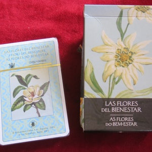 Flowers of Wellness Oracle 2002 - Fleurs botaniques - par Lo Scarabeo (I Fiori del Benessere) - Deck RARE - Édition limitée épuisée