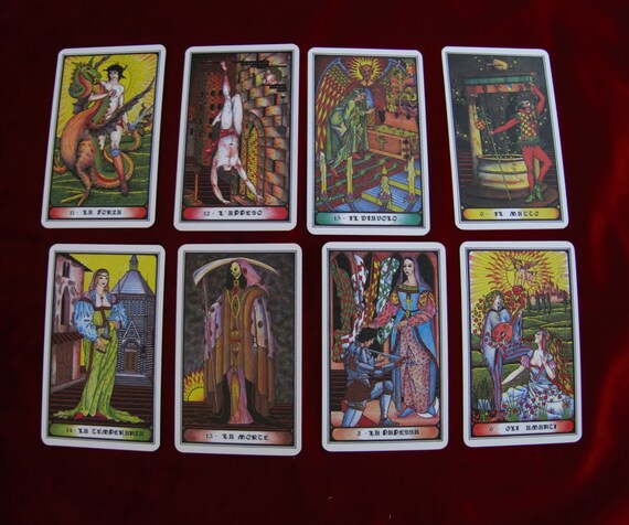 トランプ Tarocco storico del PALIO DI PISTOIA Rare Tarocco storico del Palio Di Pistoia Tarot Unused