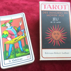 Rare 60s Oswald Wirth Tarot des Imagiers du Moyen Age 22 major arcana