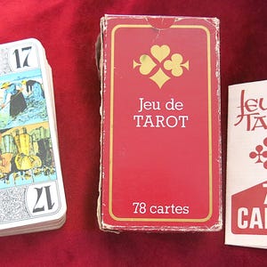 フランス カルテ - 1985 ヴィンテージ タロット - 78 カルテ
