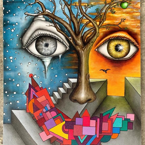 i Tarocchi nei colori della Toscana 絵画