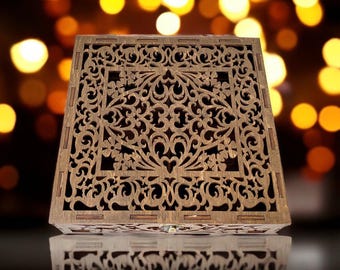 Craft Supplies Organizer - Keep your tools and supplies neatly organized, wooden box