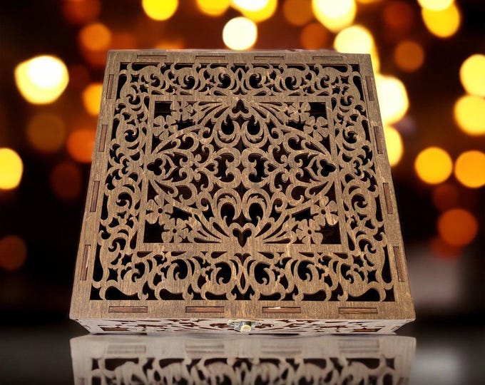 Craft Supplies Organizer - Keep your tools and supplies neatly organized, wooden box