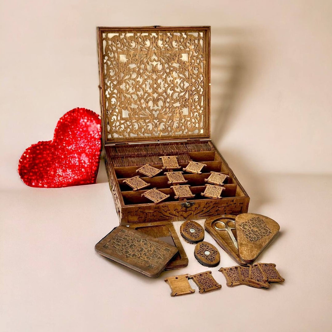 Supply Storage, Sewing Organizer, Embroidery Kit, Handicraft Kit