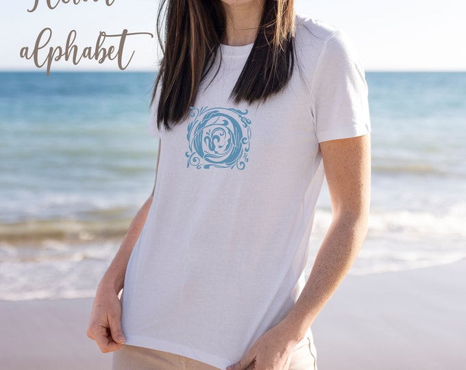 Floral alphabet, decorative alphabet, personalized monogram, letter with monograms, beautiful letters, beautiful alphabet