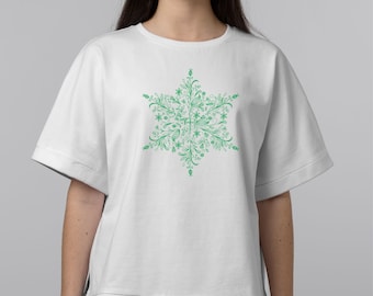 Delicate Snowflake Digital Pattern – Elegant Winter Design for Crafts, Cutting, and DIY Projects