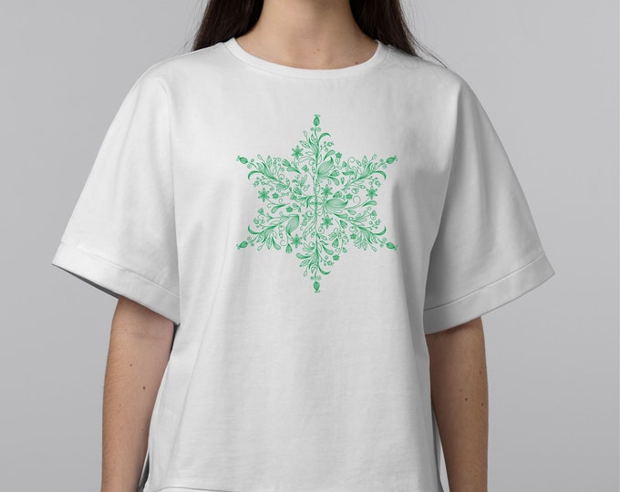 Delicate Snowflake Digital Pattern – Elegant Winter Design for Crafts, Cutting, and DIY Projects