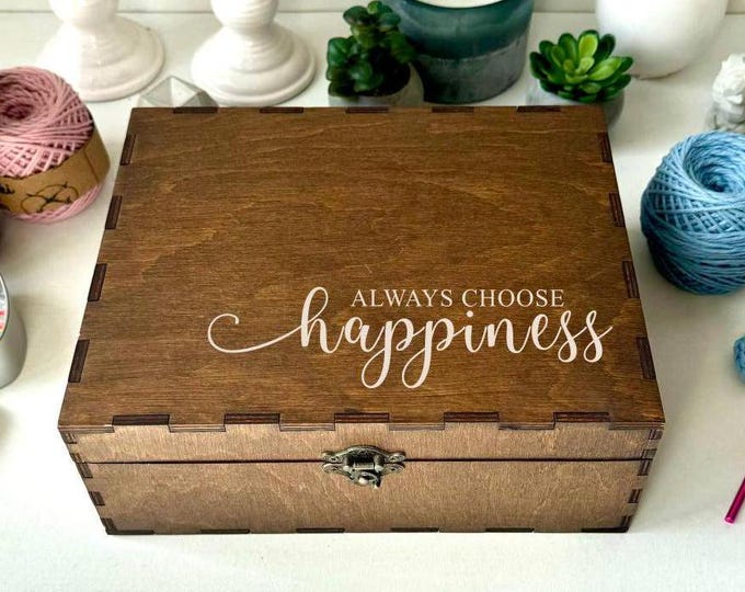Personalized Gift Box with Engraving – Stylish Organizer for Keepsakes