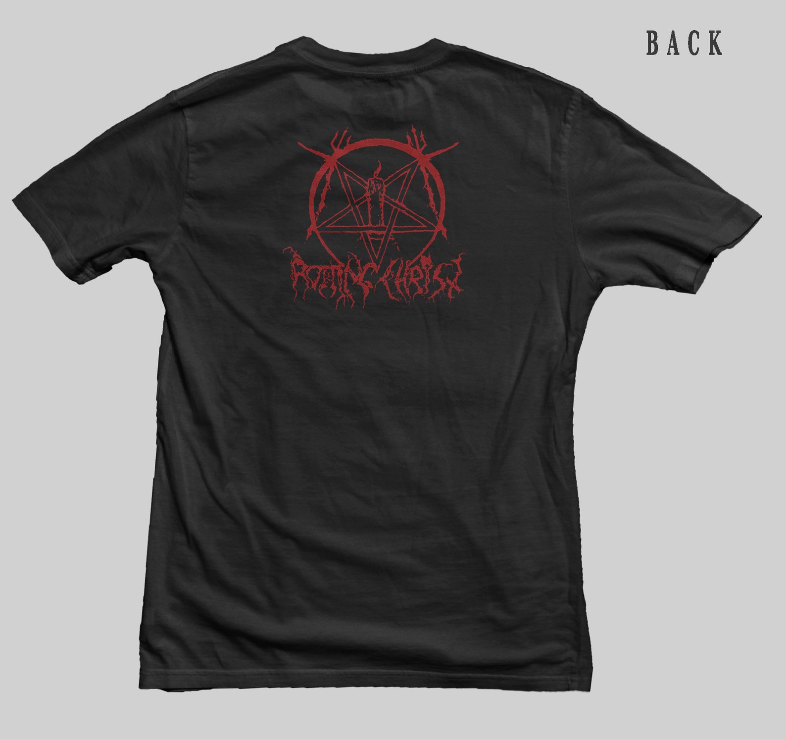 New DTG printed T-shirt Rotting Christ Non Serviam Greek | Etsy