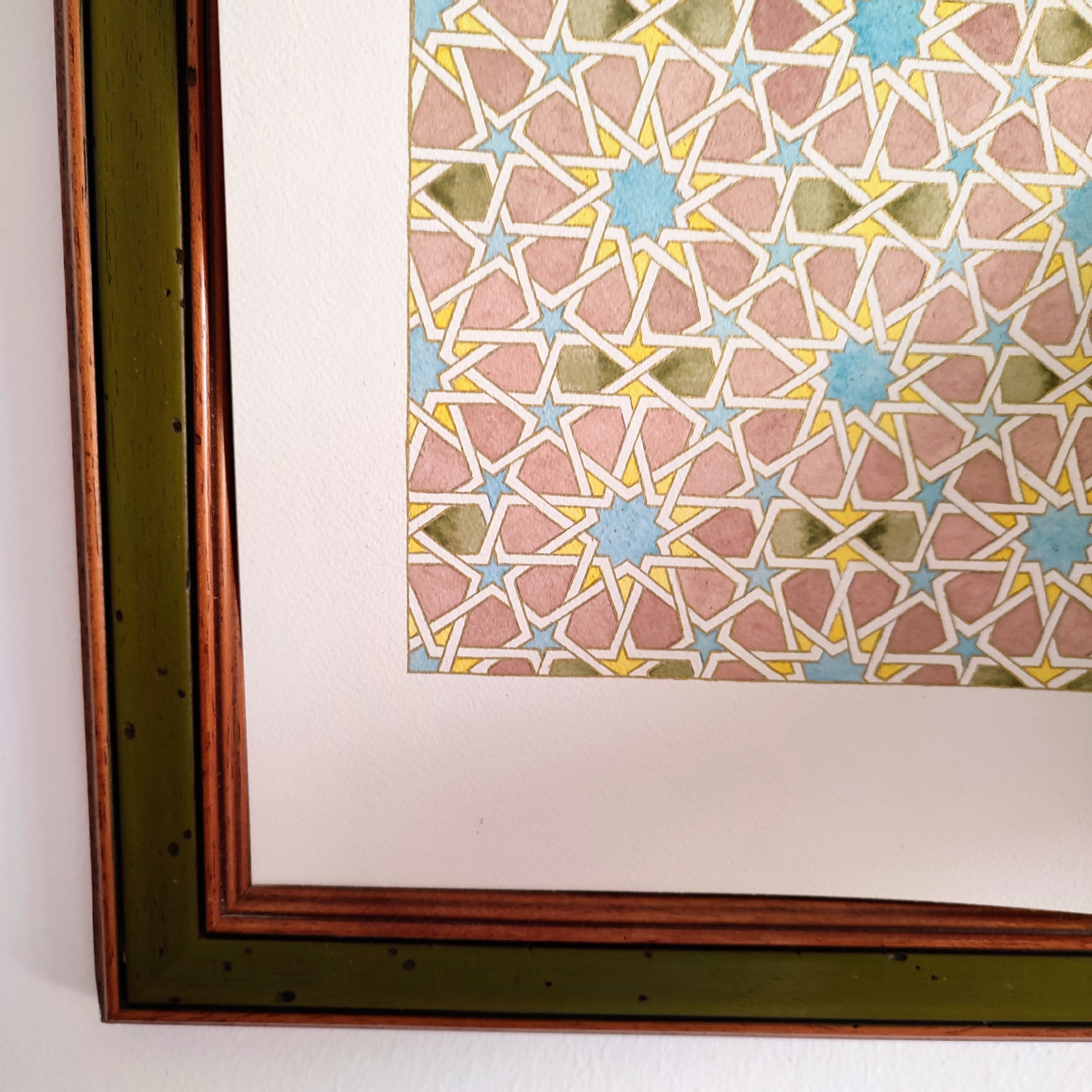 Original Geometric Pattern for Islamic Home Decor,islamic Painting ...