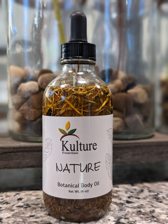 Herbal Nature Body Oil Etsy