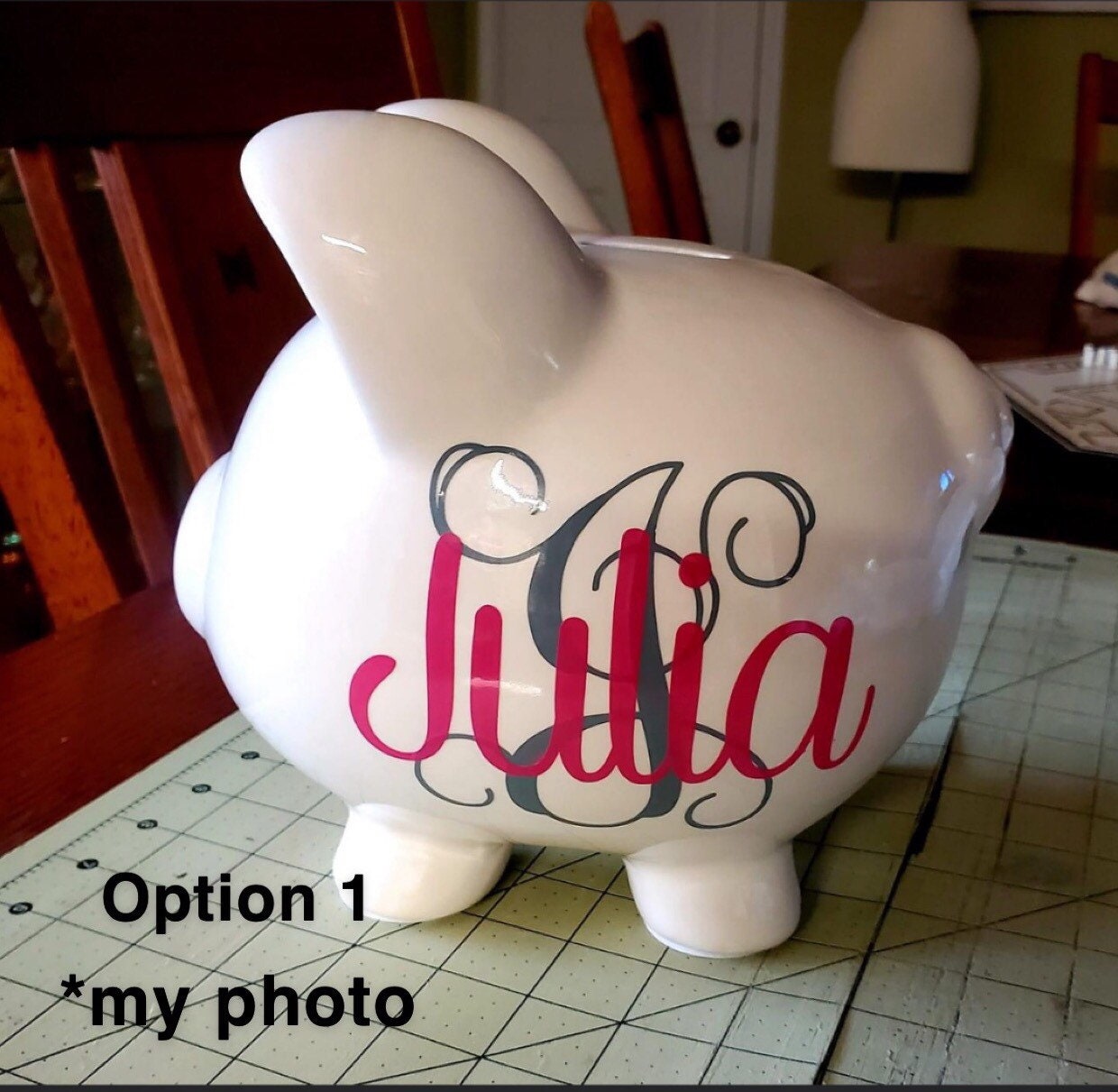 Piggy bank Etsy