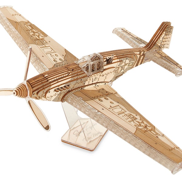 Veter Models SpeedFighter. Airplane mechanical 3D puzzle. Premium Quality Model for Adults
