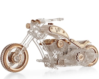 Viter Models Chopper-V1: Mechanical 3D Puzzle Motorbike