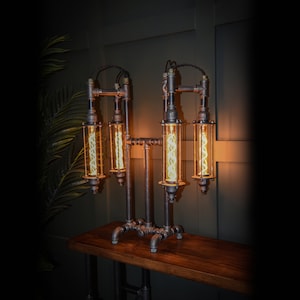 industrial style table lamp