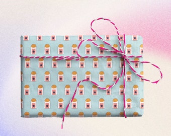 Hash Browns recyclable gift wrap & tags