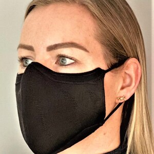 Silverlife Face Mask-2 Pack-3D Silver Thread-Nose Wire-Air Pollution Protection-Sportswear-Breathable-Washable-Low Cost-Adjustable image 1