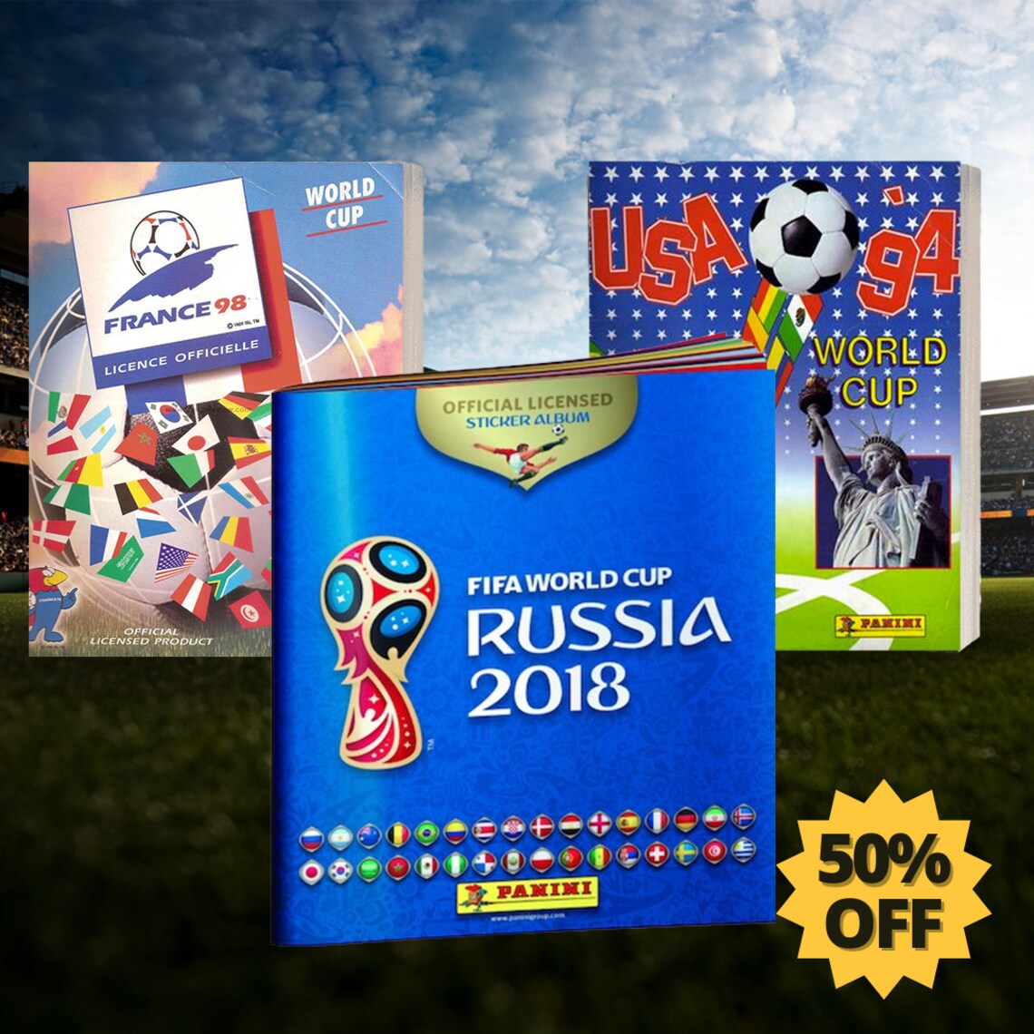 FIFA World Cup Albums in Digital Version Etsy