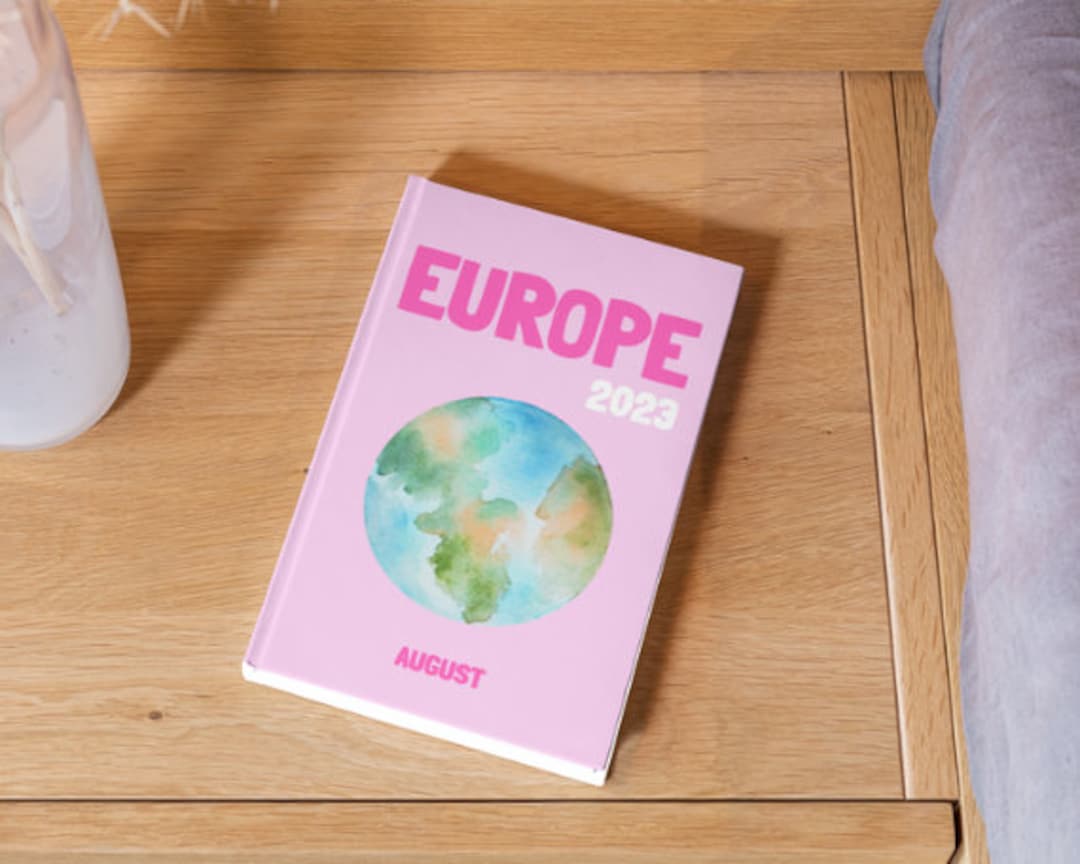 Europe Travel Photo Book Template: DIY Coffee Table Album (canva