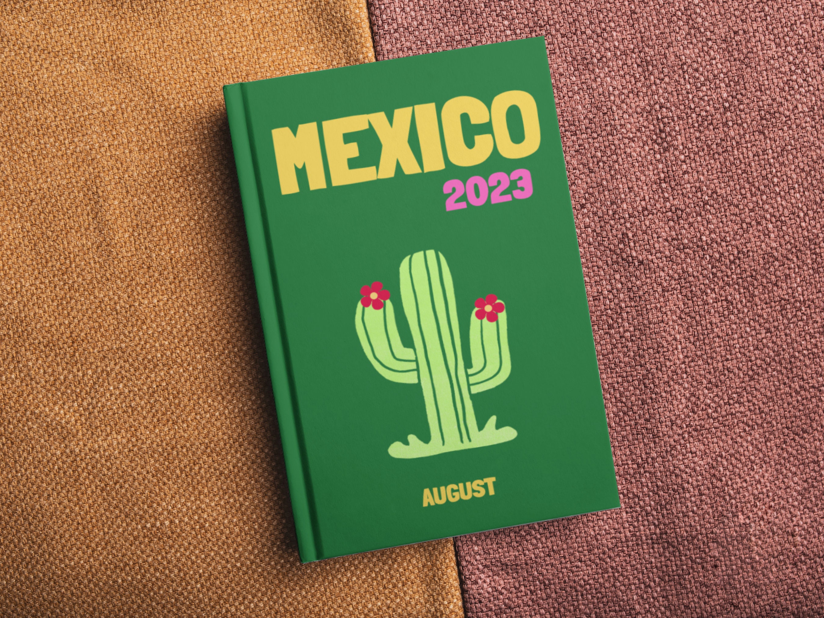 Mexico Travel Photo Book Template: DIY Coffee Table Album (digital