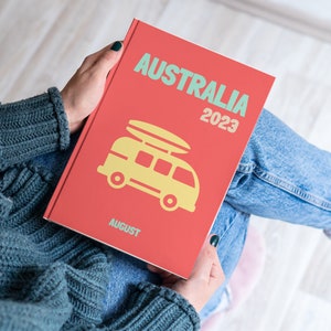 AUSTRALIA Aesthetic Travel Coffee Table Photo Book Template Personalized Photo Book Cover Template Travel Photobook DIY Coffee Table Book