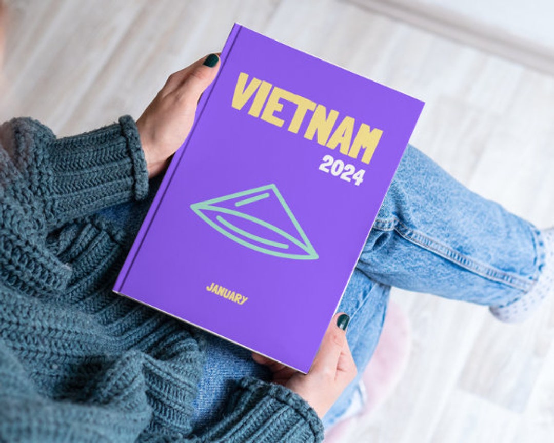 VIETNAM Aesthetic Travel Coffee Table Photo Book Template Personalized ...