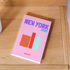 NEW YORK Aesthetic Travel Coffee Table Fotobuch Vorlage Personalisiertes Fotobuch Cover Vorlage Reise Fotobuch DIY Coffee Table Buch Map