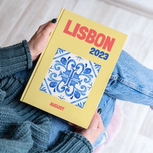 Lisbon Travel Photo Book Template: DIY Coffee Table Album (Canva, Digital Download)