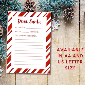 Weihnachtswunschliste Vorlage, personalisierte Kinder Weihnachtswunschliste, Weihnachtsgeschenk Wunschliste DIY bearbeitbare Feiertagswunschliste Weihnachtswunschliste