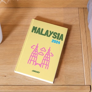 MALAYSIA Ästhetische Reise Kaffeetisch Fotobuch Vorlage Personalisierte Fotobuch Cover Vorlage Reise Fotobuch DIY Coffee Table Buch