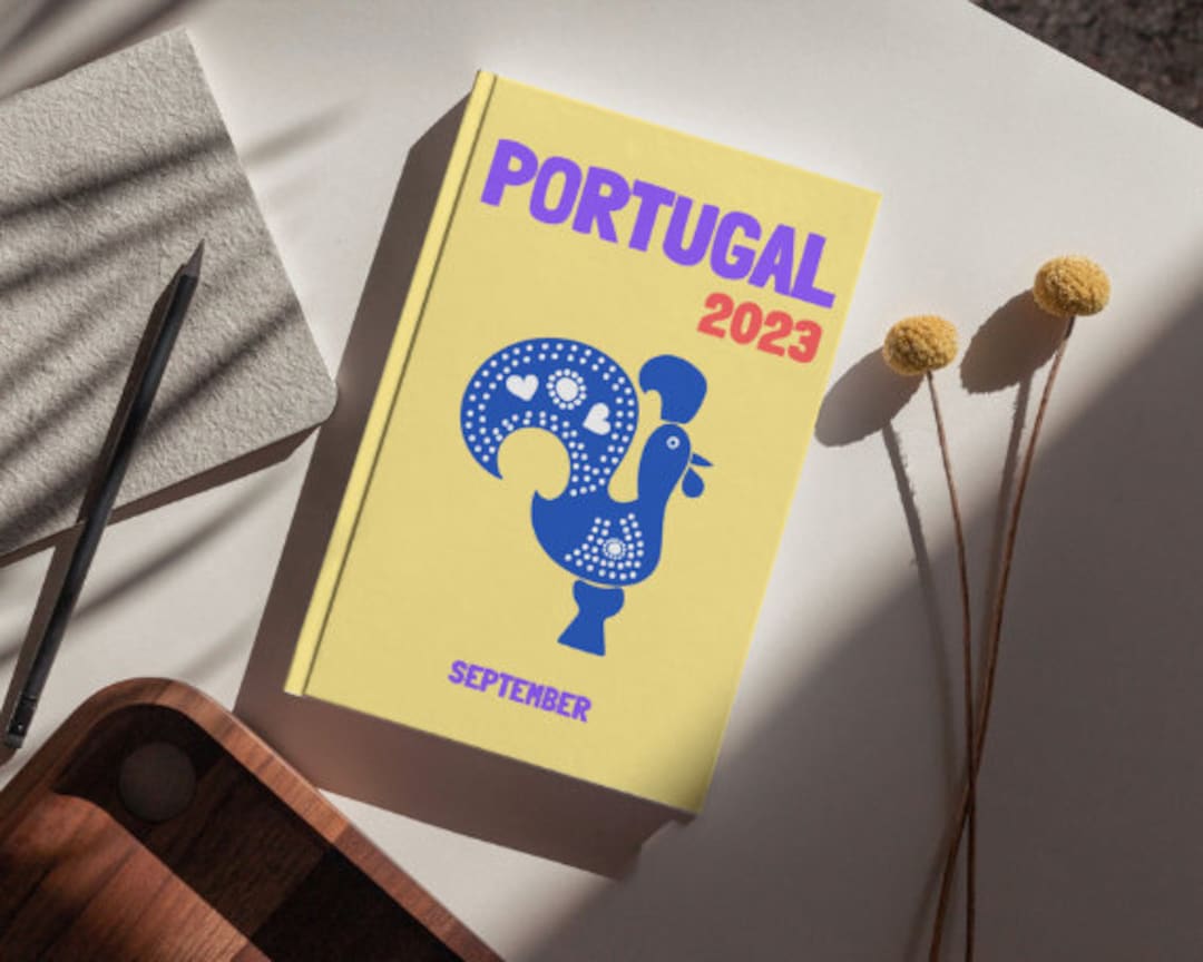 Portugal Travel Photo Book Cover Template: DIY Coffee Table Book