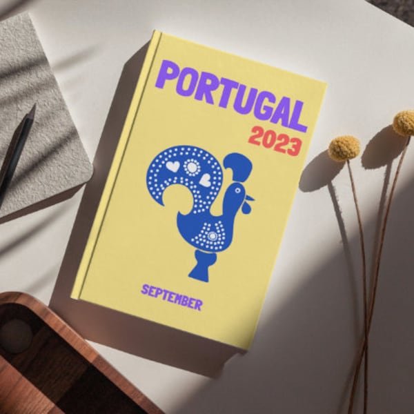 PORTUGAL Aesthetic Travel Coffee Table Photo Book Template Personalized Photo Book Canva Template Travel Photobook DIY Coffee Table Book