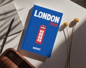 London Travel Photo Book Template: DIY Coffee Table Album (Canva, A4/8.5x11) (Digital Download)