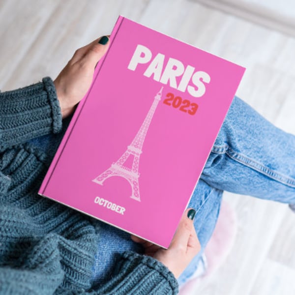 PARIS Aesthetic Travel Coffee Table Photo Book Template Personalized Photo Book Canva Template Travel Photobook DIY Coffee Table Book