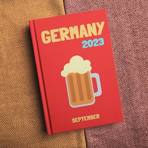 DEUTSCHLAND Ästhetische Reise Kaffeetisch Fotobuch Vorlage Personalisiertes Fotobuch Reise Fotobuch DIY Coffee Table Buch Karte